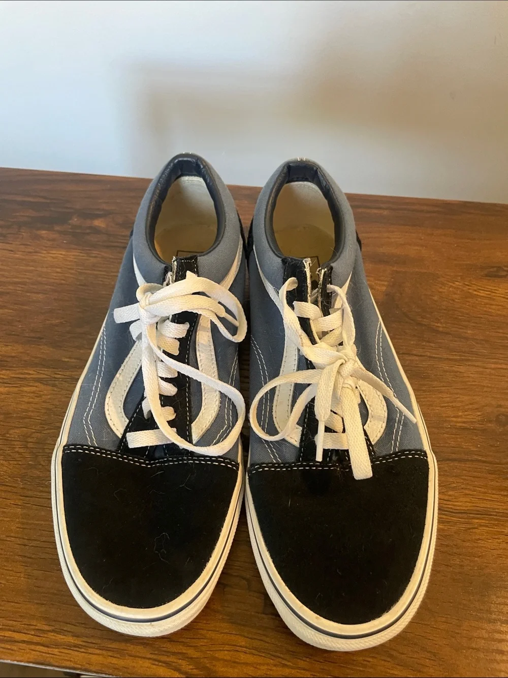 Vans Women’s Low-Top Sneakers in Black, Gray, and White